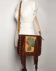 American Darling ADBGA213 Messenger Genuine Leather Women Bag Western Handbag Purse