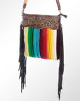 ADBGZ271 American Darling Hand Tooled Saddle Blanket Genuine Leather Women Bag Western Handbag Purse