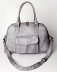Never Mind Nmbg133A Tote Vintage Handmade Genuine Cowhide Leather Women Bag Western Handbag Purse