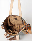 American Darling Tote Saddle Blanket Genuine Leather Women Bag Western Handbag Purse
