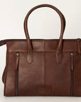 American Darling Tote Hand Tooled Hair On Genuine Leather Women Bag Western Handbag Purse