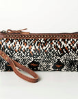 American Darling Wristlet Hair on Genuine Leather Western Women Bag | Handbag Purse | Women Wristlet | Wristlet Wristlet | Travel Wristlet | Leather Wristlet | Clutch Wristlet