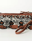 American Darling Wristlet Hair on Genuine Leather Western Women Bag | Handbag Purse | Women Wristlet | Wristlet Wristlet | Travel Wristlet | Leather Wristlet | Clutch Wristlet