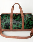 American Darling ADBGS174B Duffel Hair On Genuine Leather women bag western handbag purse