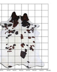 8.5 Ft X 7 Ft Genuine Brazilian Cowhide Skin Rug by Hilason | Hair-On Leather Home Décor Carpet
