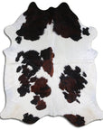 7.5 Ft X 6 Ft Genuine Brazilian Cowhide Skin Rug by Hilason | Hair-On Leather Home Décor Carpet