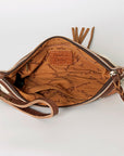 American Darling Wristlet Hand Tooled Hair On Genuine Leather Western Women Bag | Handbag Purse | Women Wristlet Purse | Wristlet Purse | Travel Wristlet Purse | Leather Wristlet Purse | Clutch Wristlet Purse