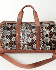 American Darling ADBGS174A Duffel Hair On Genuine Leather women bag western handbag purse