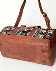 American Darling Women's Duffel Bag Western Hair On Genuine Leather Handbag and Ladies Purse