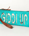 American Darling Wristlet Genuine Leather Women Bag W. Handbag Purse –
