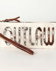 American Darling Wristlet Genuine Leather Women Bag W. Handbag Purse –