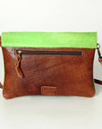 American Darling ADBGS178N Envelope Hair On Genuine Leather women bag western handbag purse