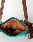 American Darling ADBGS192O Messenger Hair On Genuine Leather women bag western handbag purse