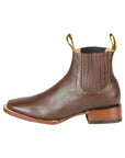 El General Square Toe Ankle Boot in Copper