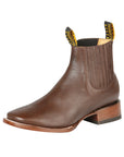 El General Square Toe Ankle Boot in Copper