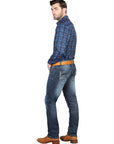 El Norteño Medium Blue Skinny Stretch Pants