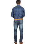 El Norteño Medium Blue Skinny Stretch Pants