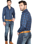 El Norteño Medium Blue Skinny Stretch Pants