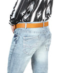 El Norteño Light Blue Skinny Stretch Pants