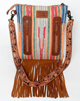 American Darling CROSS BODY I Hand Tooled Hair-on Genuine Leather women bag western handbag purse