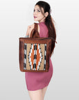 American Darling Saddle Blanket Genuine Leather Women Bag Western Handbag Purse