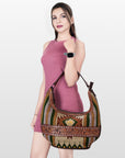 American Darling HOBO Hand Tooled Hair-on Genuine Leather women bag western handbag purse