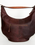 American Darling HOBO Hand Tooled Hair-on Genuine Leather women bag western handbag purse