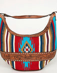 American Darling HOBO Hand Tooled Hair-on Genuine Leather women bag western handbag purse