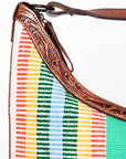 American Darling HOBO Hand Tooled Hair-on Genuine Leather women bag western handbag purse