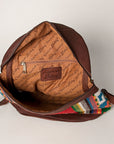 American Darling Saddle Blanket Genuine Leather Women Bag Western Handbag Purse