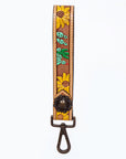 American Darling ADWSF101 Hand Tooled Genuine Leather Handle Strap For Wristlet Bags