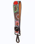 American Darling Hand Tooled Genuine Leather Handle Strap for Wristlet Bag Phone Wrist Keychain Wallet Purse Clutch Cellphone