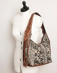American Darling ADBGA223B Hobo Hair On Genuine Leather women bag western handbag purse