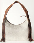 Hobo Hair On Saddle Blanket Genuine Leather Western Bag For Women