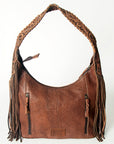 Hobo Hair On Saddle Blanket Genuine Leather Western Bag For Women