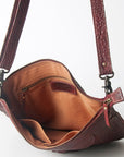 Never Mind Nmbgz103D Cross Body I Vintage Handmade Genuine Cowhide Leather Women Bag Western Handbag Purse
