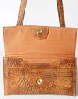Never Mind Nmbgz105E Coin Purse Vintage Handmade Genuine Cowhide Leather Women Bag Western Handbag Purse