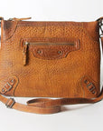Vintage Handcrafted Genuine Cowhide Leather Crossbody Bag For Women Everyday Use