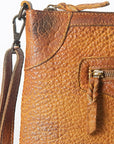 Vintage Handcrafted Genuine Cowhide Leather Crossbody Bag For Women Everyday Use