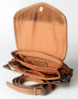 Never Mind Nmbgz107B Envelope Vintage Handmade Genuine Cowhide Leather Women Bag Western Handbag Purse