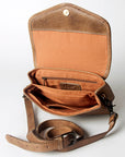 Never Mind Nmbgz108B Envelope Vintage Handmade Genuine Cowhide Leather Women Bag Western Handbag Purse