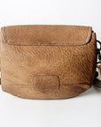 Never Mind Nmbgz108B Envelope Vintage Handmade Genuine Cowhide Leather Women Bag Western Handbag Purse
