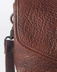 Never Mind Nmbgz108C Envelope Vintage Handmade Genuine Cowhide Leather Women Bag Western Handbag Purse