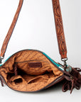 American Darling ADBGZ558 Signature Crossbody Hand Tooled Saddle Blanket Genuine Leather Women Bag Western Handbag Purse
