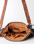 ADBGZ559 American Darling Hand Tooled Saddle Blanket Genuine Leather Women Bag Western Handbag Purse