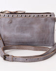 Never Mind Nmbg102D Small Crossbody Vintage Handmade Genuine Cowhide Leather Women Bag Western Handbag Purse