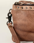 Never Mind Nmbg102E Small Crossbody Vintage Handmade Genuine Cowhide Leather Women Bag Western Handbag Purse