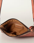 Never Mind Nmbg102G Small Crossbody Vintage Handmade Genuine Cowhide Leather Women Bag Western Handbag Purse