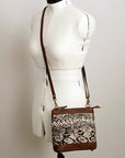 American Darling Large Crossbody Saddle Blanket Genuine Leather women bag western handbag purse