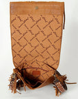 American Darling ADBGA239A Cross Body Hand Tooled Genuine Leather women bag western handbag purse